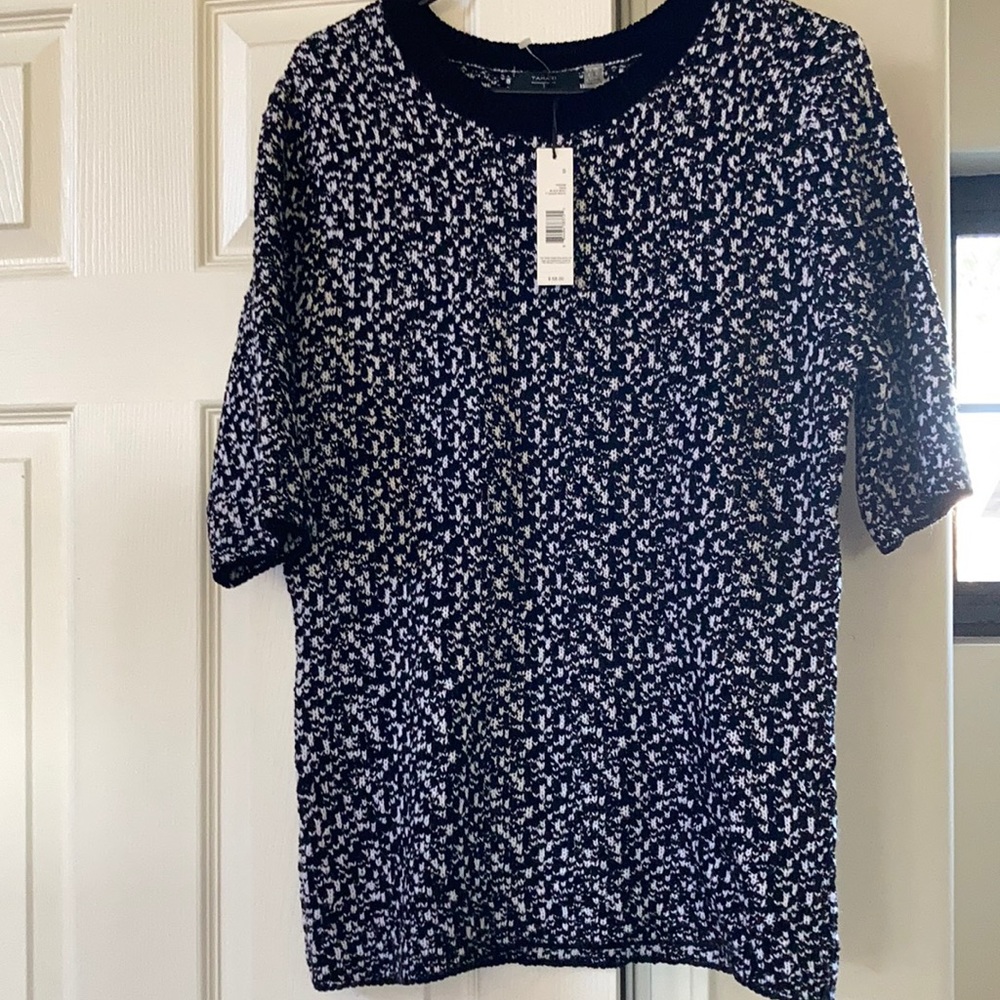 NWT Tahari. Short sleeve sweater.
